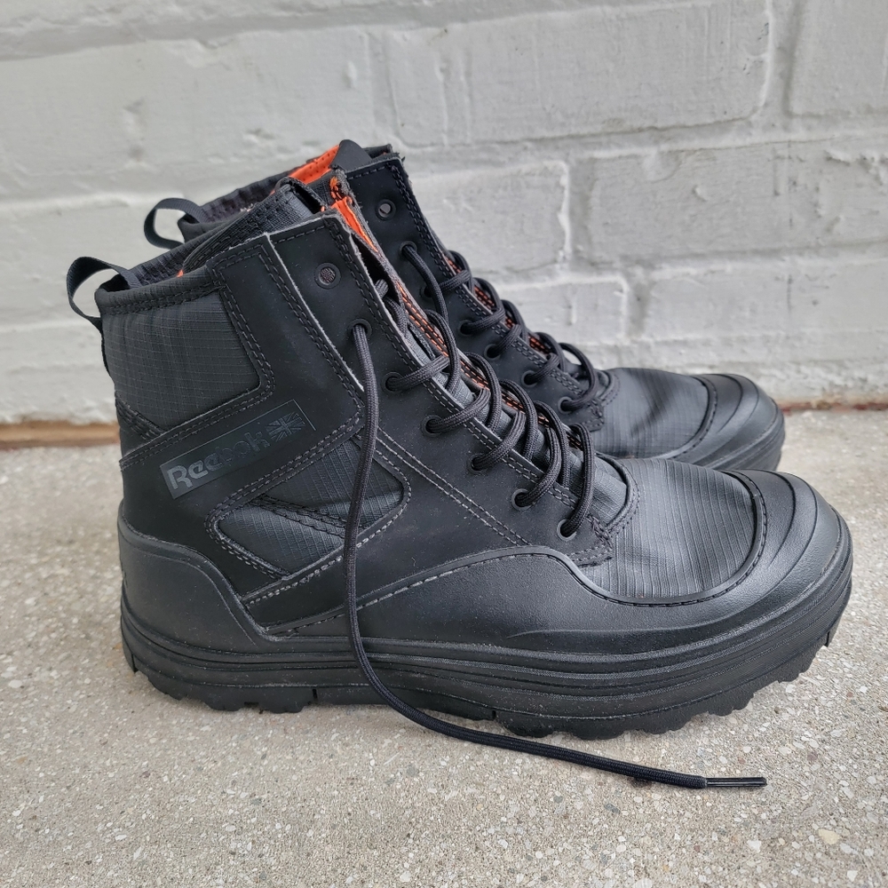 Reebok Black Boots Mens Size 10